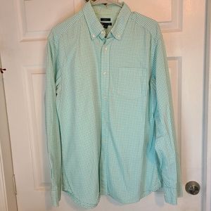 The Gap Men's Classic Long Sleeve Dress Shirt, Size: Large, Color: Green